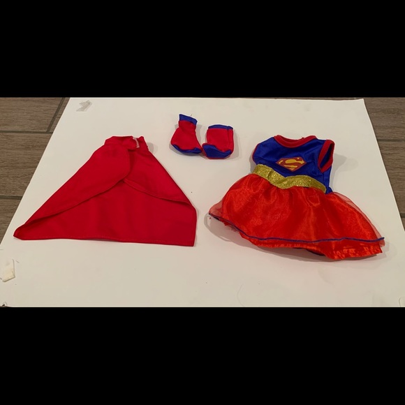 Supergirl costume for doll - Picture 3 of 9